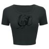 Ladies' Poly-Cotton Crop T-Shirt Thumbnail